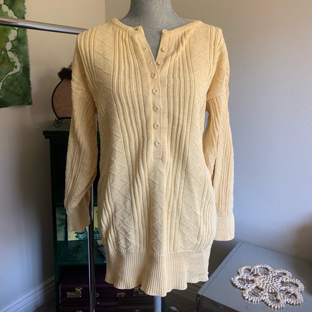 Calvin Klein sport yellow sweater in like new condition.